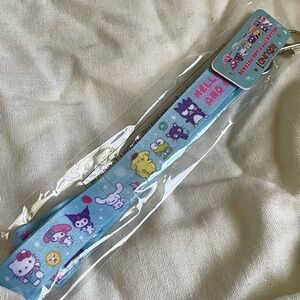 Hello Kitty And Friends Lanyard - Round 1 Exclusive - Sanrio - Light Blue